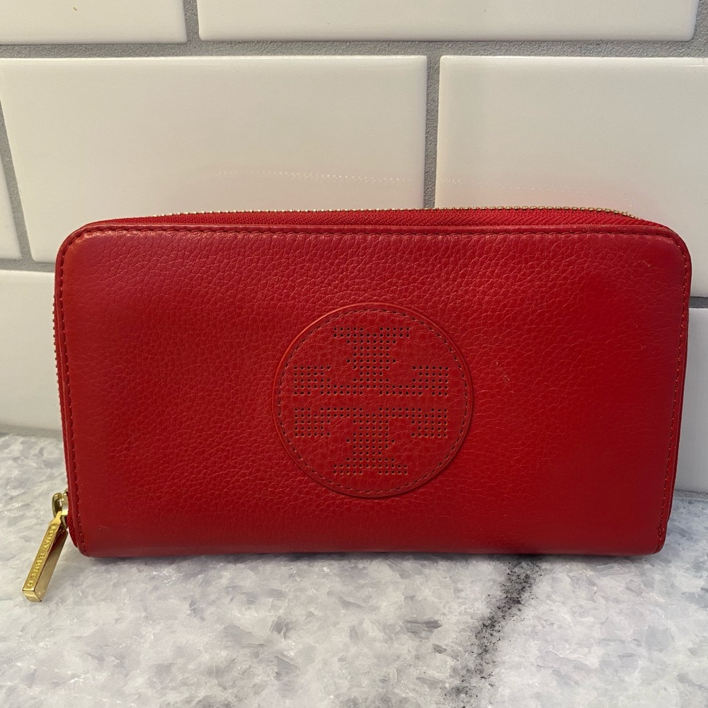 Red Tory Burch Wallet